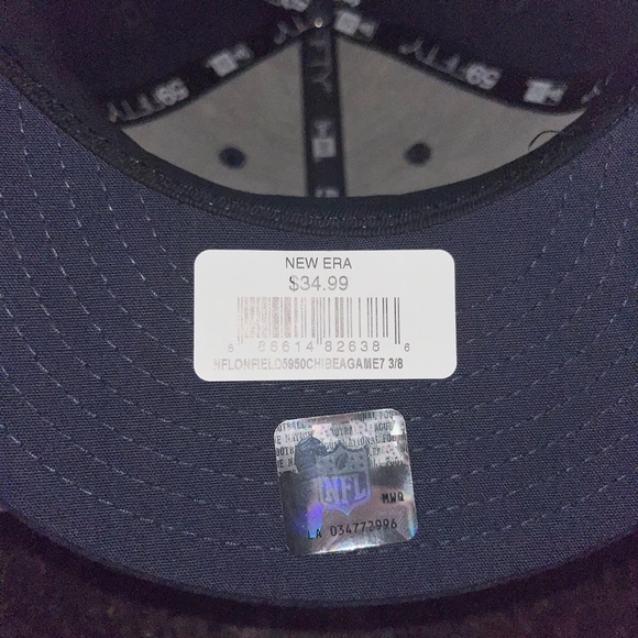 Chicago Bears New Era 59FIFTY Hat - Size 7 3/8 - Picture 5 of 8